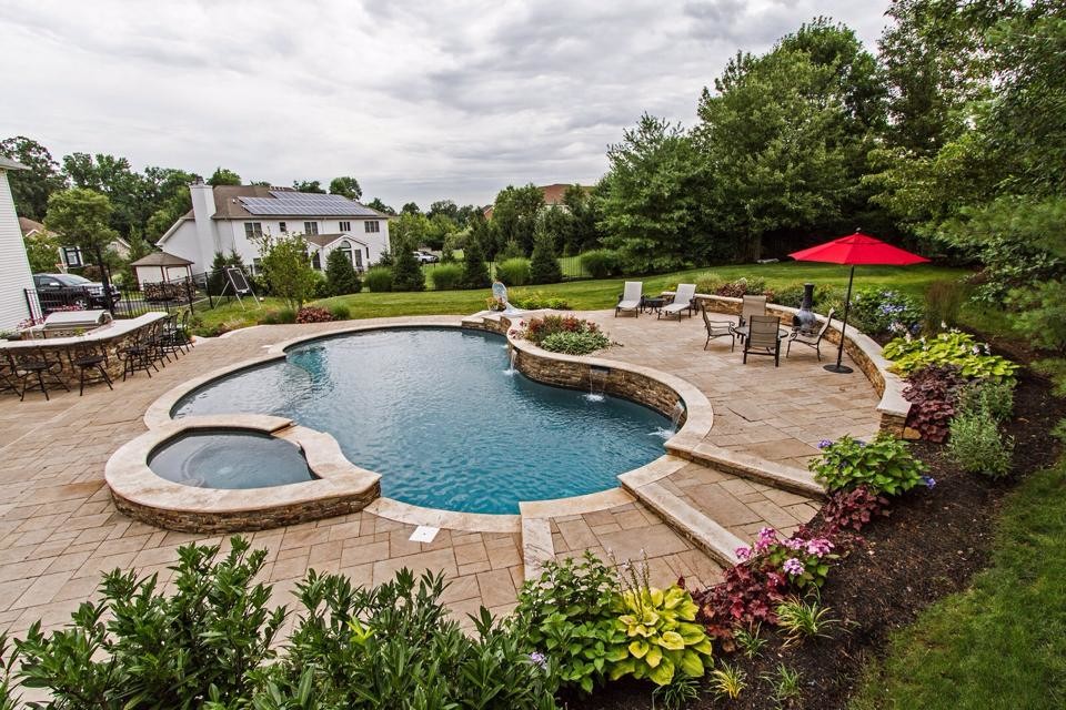 STONE , PAVERS & CONCRETE - Pool - New York - by Curb Appeal Design LLC ...