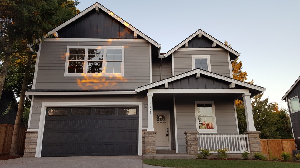 Stone VeneerOregon City Craftsman Exterior Portland by Brown