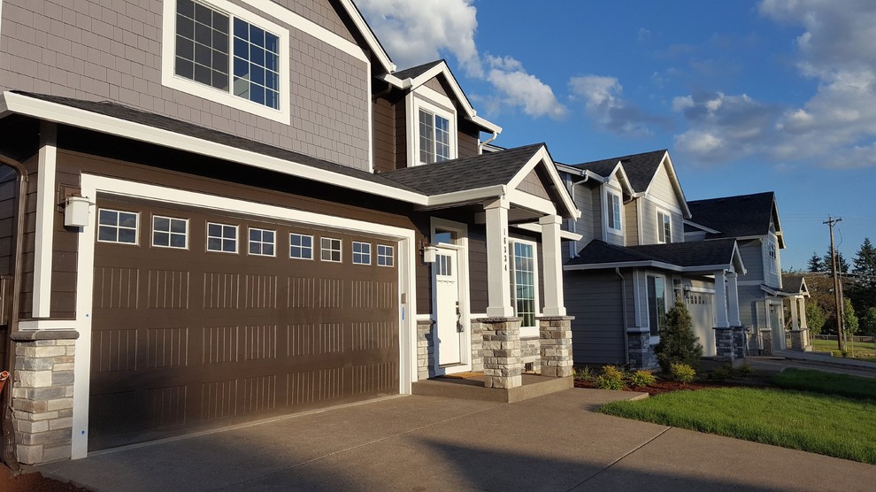 Stone VeneerOregon City Craftsman Exterior Portland by Brown