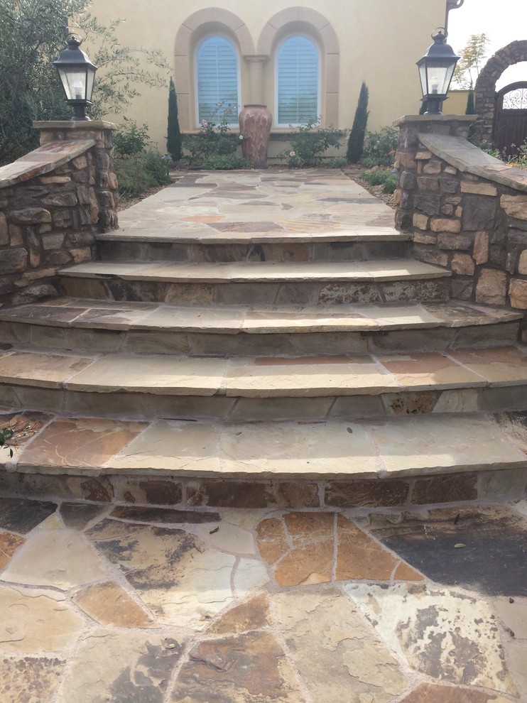 Stonebridge Estates Flagstone Entrance Exterior San Diego by