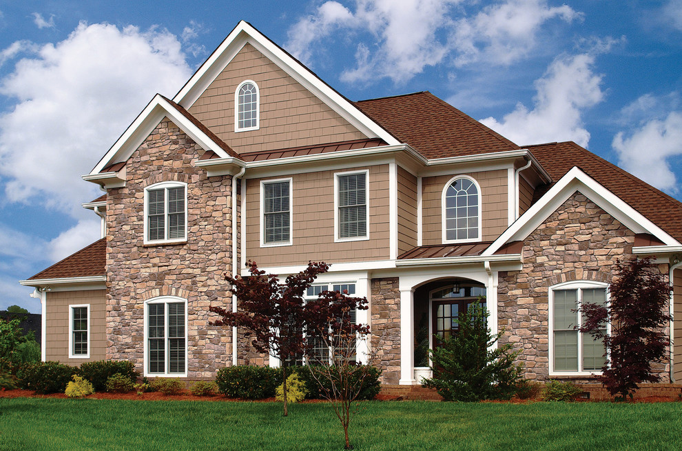 Stunning Home Featuring French Country Stone Siding Coronado Stone