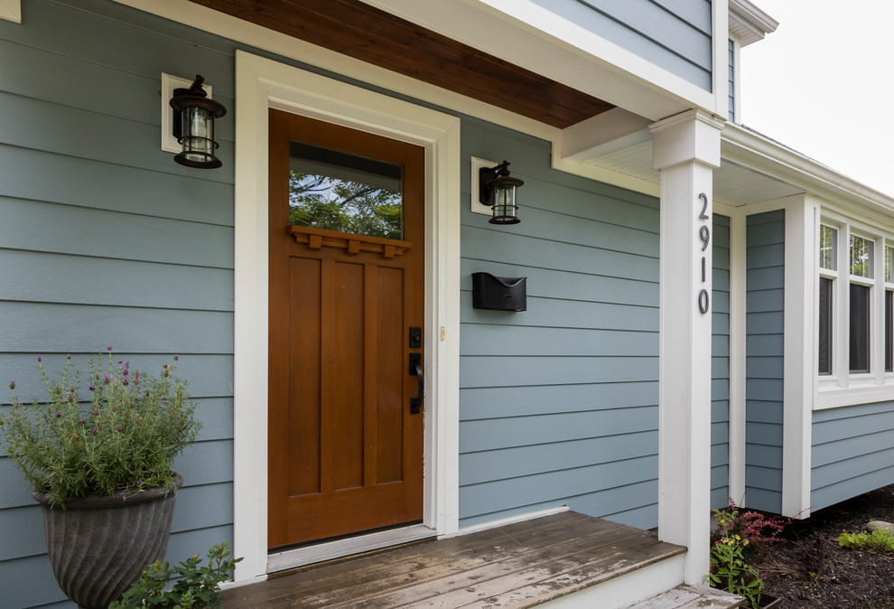 Suburban Home with Clapboard Siding in Halifax, Nova Scotia, Canada