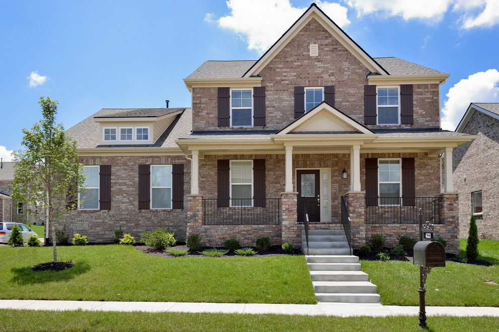 Sugar Creek Brick Traditional Exterior Nashville by The Jones