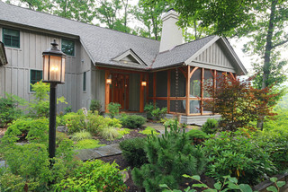 Sugar Hollow Rustic Timber Frame - Rustikal - Häuser - Richmond - von