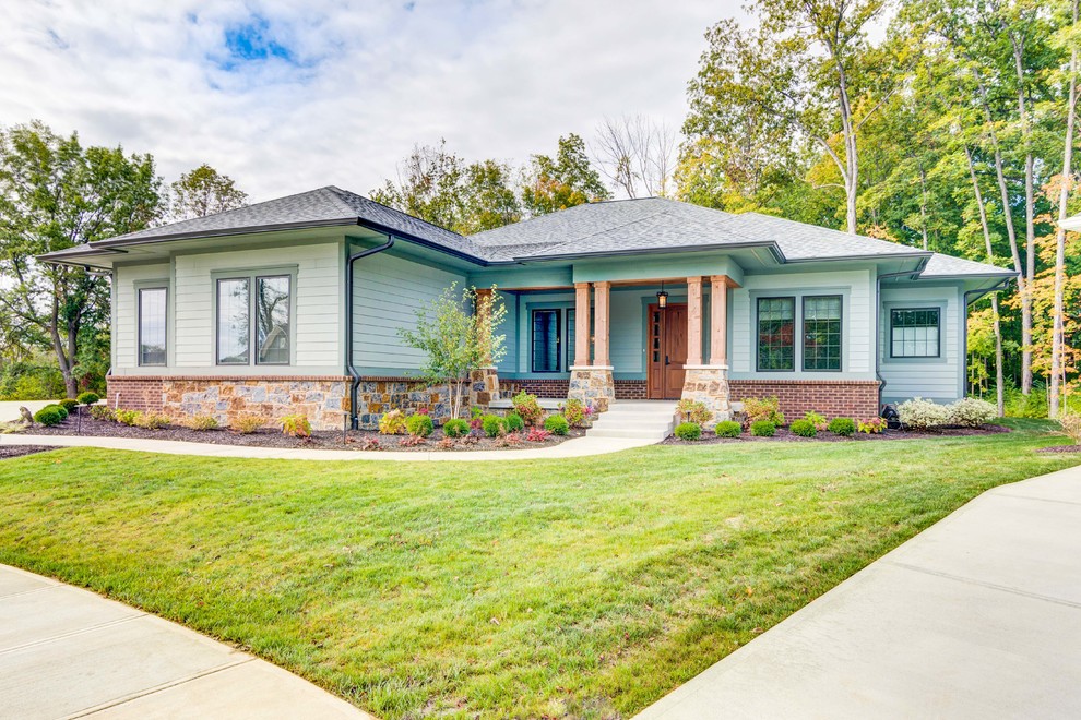 Sunrise on the Monon Cala/Ramsey Craftsman Exterior