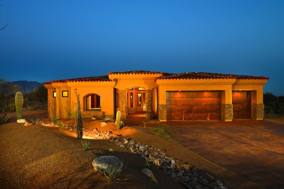 Sunset Canyon Estates Mediterranean Exterior Phoenix by Copper