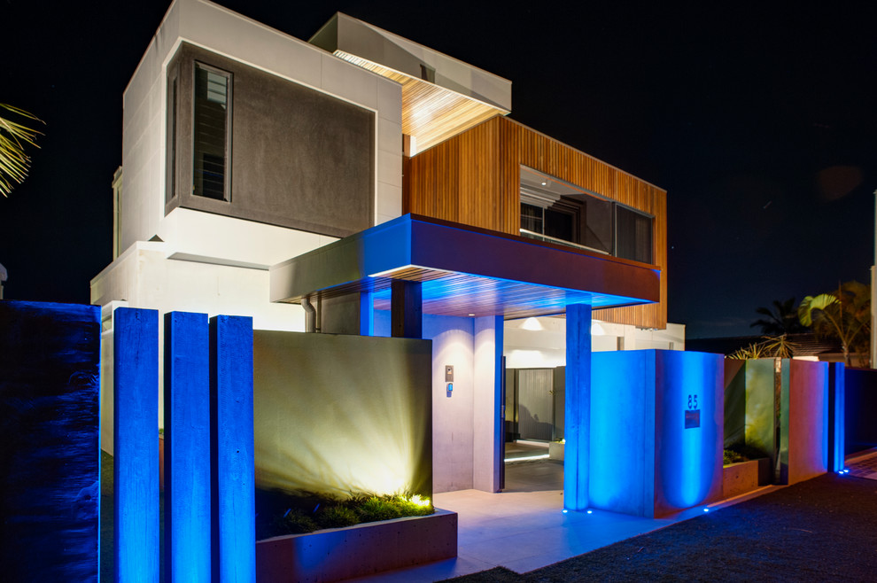 Große, Zweistöckige Moderne Holzfassade Haus in Gold Coast - Tweed
