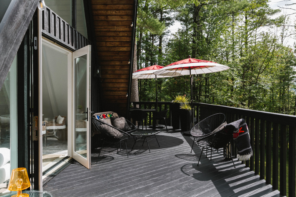 Foto di una terrazza minimalista di medie dimensioni