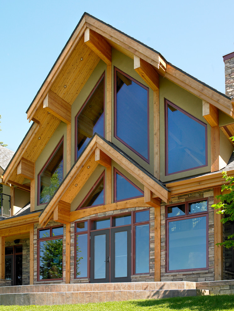 Sylvan Lake Cottage Exterior Edmonton by Durabuilt Windows