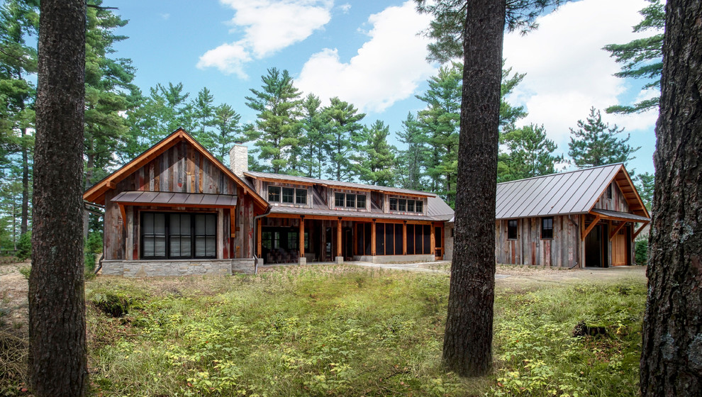 Tall Pine Lake Cabin Rustic Exterior Other by Aldo Partners Houzz