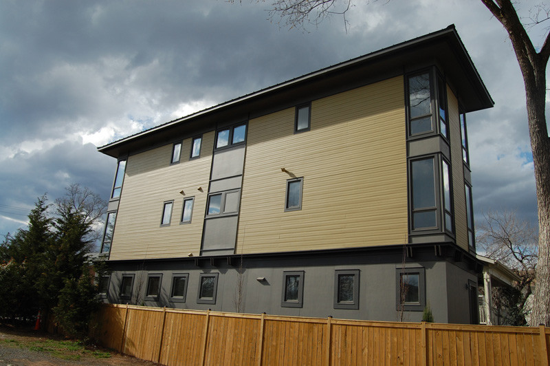 Example of a minimalist exterior home design in DC Metro