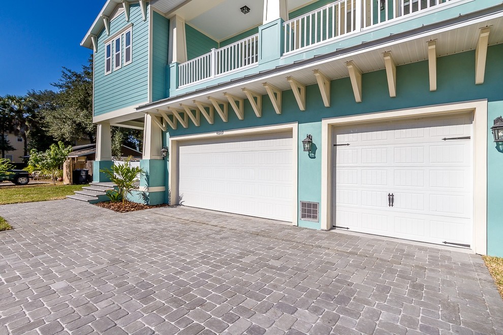 Tampa Custom Home Design - Beach Style - Garage - Tampa - by Stress ...