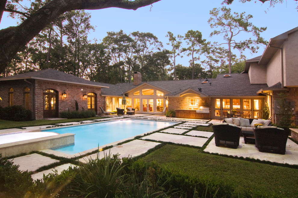 Tarrington Dr. Traditional Exterior Houston by Mortise and Tenon Houzz