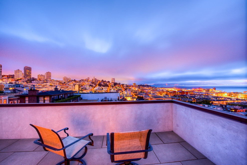 Telegraph Hill Italian Villa Mediterranean Exterior San Francisco Houzz