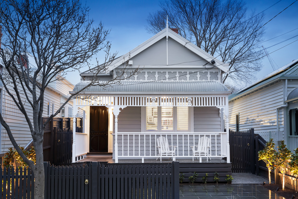 Trendy exterior home photo in Melbourne