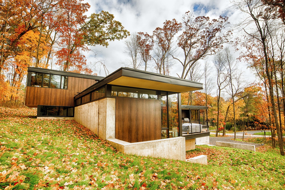 Terraced House - Elm Grove - Modern Wood Exterior in a Wooded Suburban ...