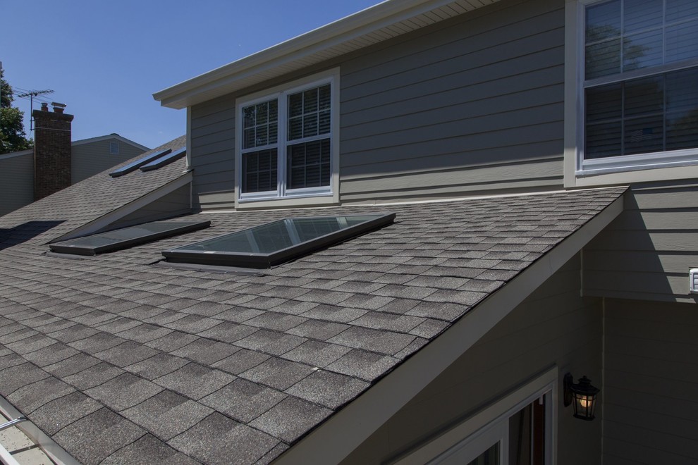 Terrific Taupe! A home with James Hardie Monterey Taupe siding & GAF