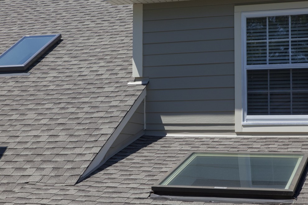 Terrific Taupe! A home with James Hardie Monterey Taupe siding & GAF