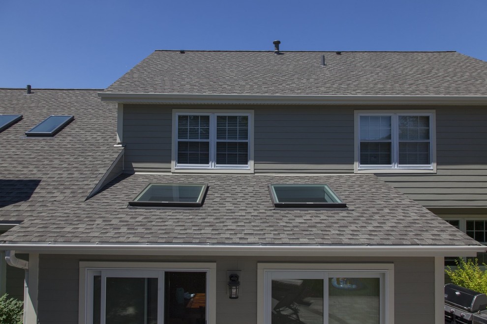 Terrific Taupe! A home with James Hardie Monterey Taupe siding & GAF