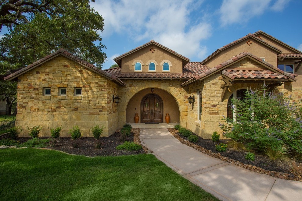 Texas Tuscan - Mediterranean - Exterior - Austin - by Jim Boles Custom ...
