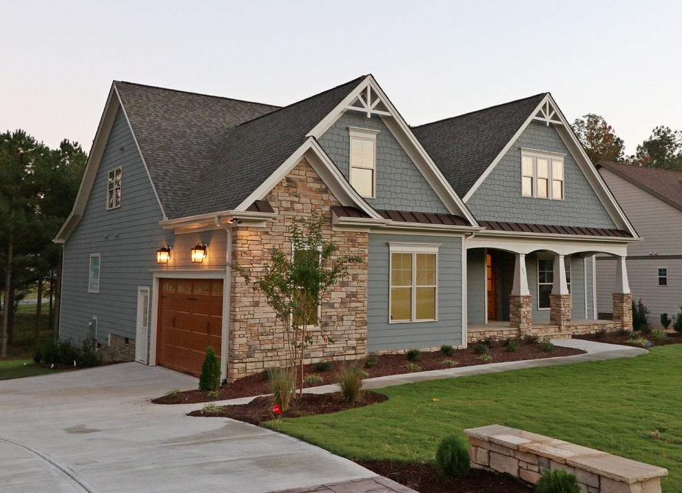 Traditional exterior home idea in Raleigh