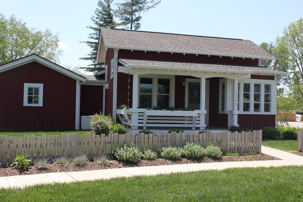 The Betty Rose Cottage Home Craftsman Exterior Indianapolis by