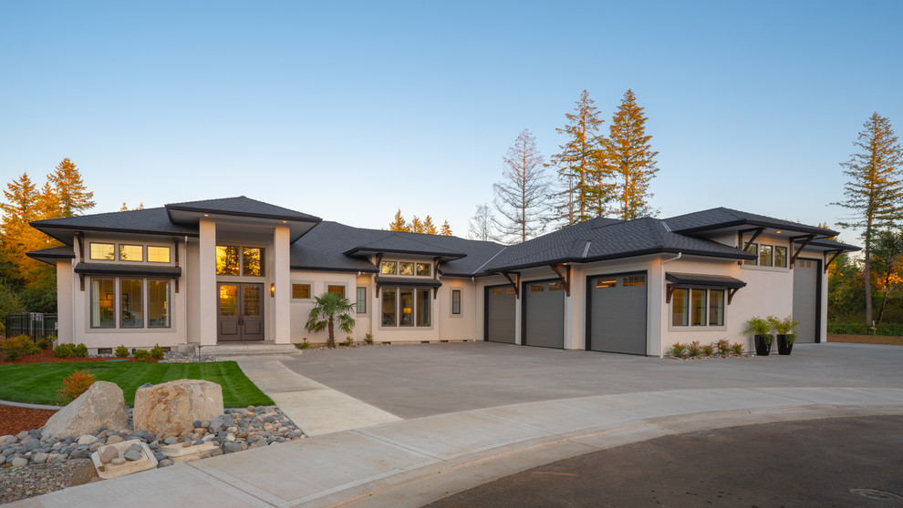 The Black Pearl / front exterior Tropical House Exterior Portland