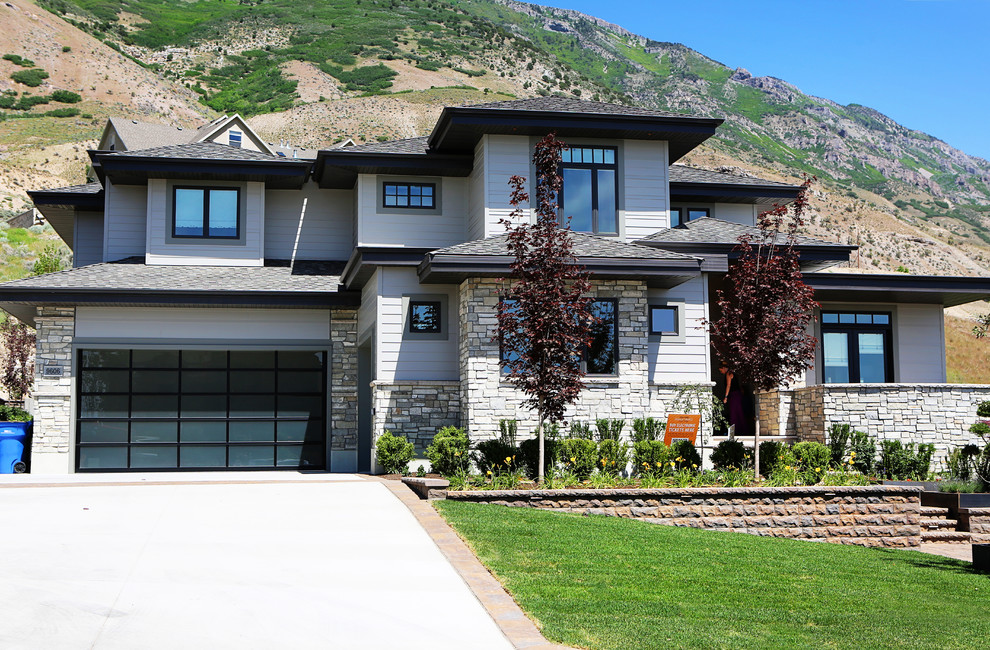 Traditional house exterior in Salt Lake City.