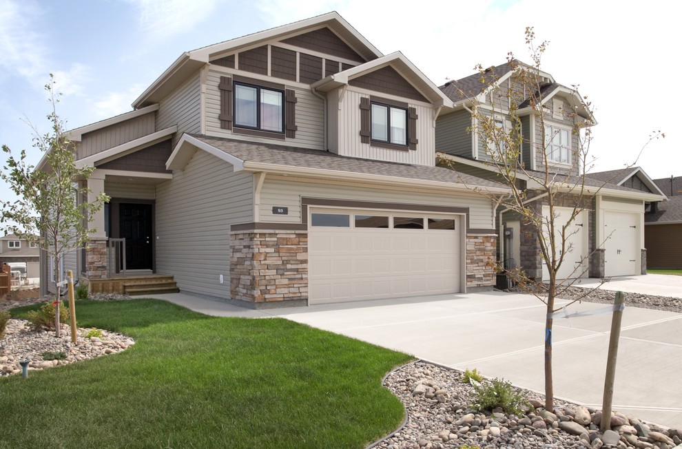 THE CAMBRIDGE Modern Exterior Calgary by Avonlea Homes Houzz