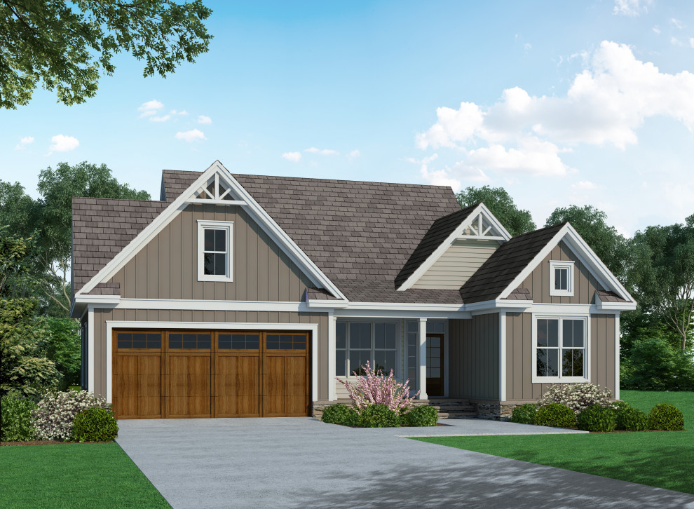 The Collins House Plan 1588 Craftsman Exterior Other by Donald