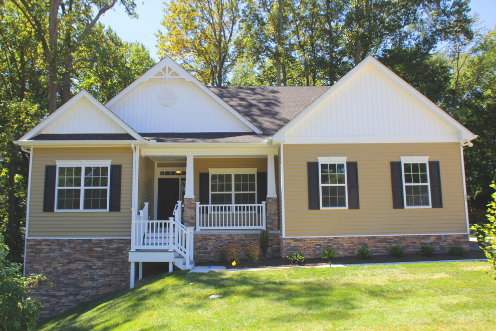 The Devon by Capstone Homes Beach Style Exterior Wilmington by