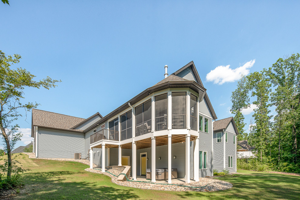 The Eclectic Stonehenge Contemporary Exterior Grand Rapids by