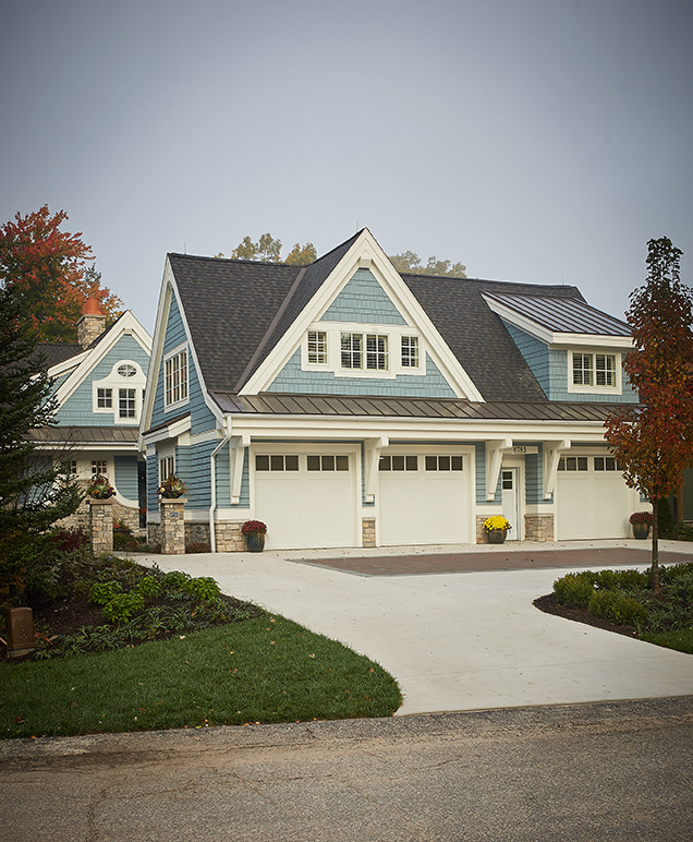 The Gables Transitional Exterior Grand Rapids by Vision Interiors