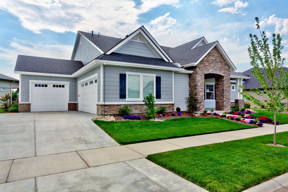 The Hailey Mace River (Eagle, ID) Mediterranean House Exterior