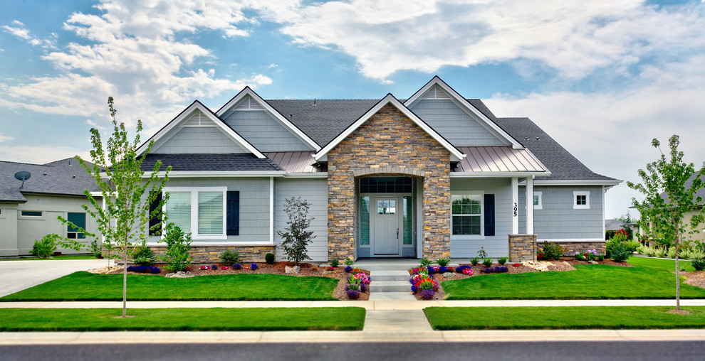 The Hailey Mace River (Eagle, ID) Mediterranean Exterior Boise