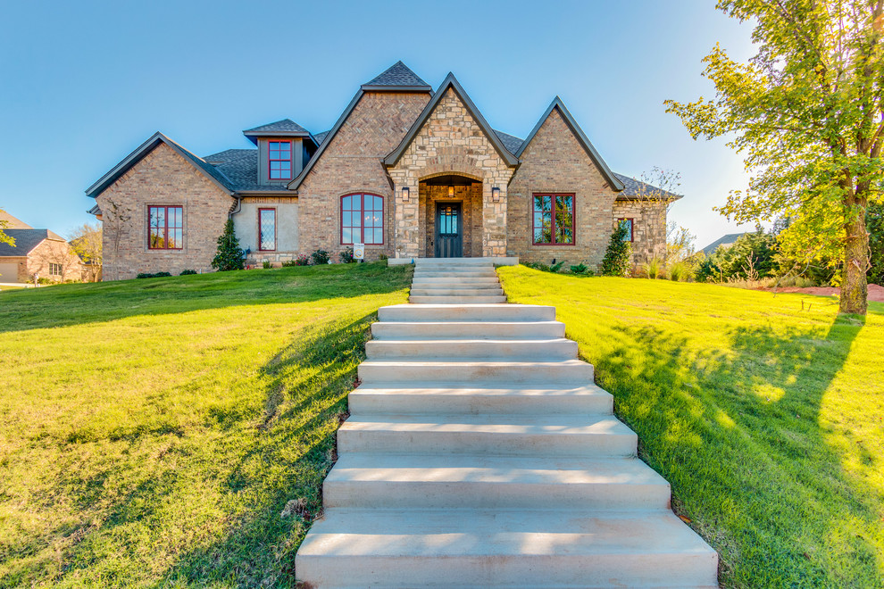 The Hillstone Traditional Exterior Oklahoma City by Alder Fine Homes Houzz