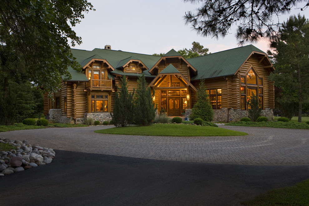 The Lake House Rustic Exterior Other by Rocky Mountain Homes