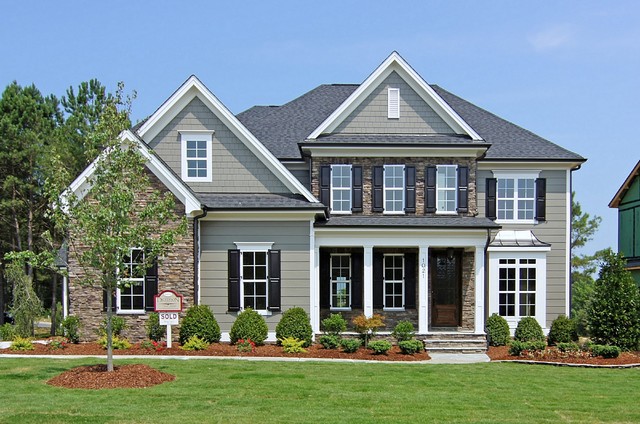 The Madison built by Homes by Dickerson - Transitional - House Exterior ...
