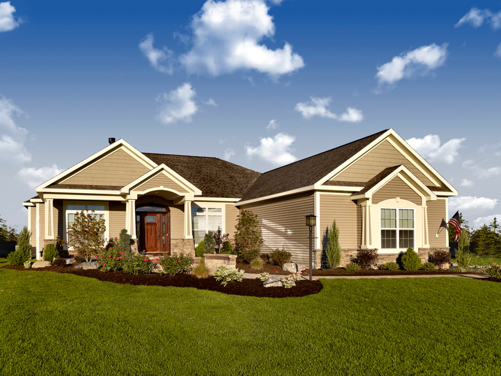 The Naples One Level Living Craftsman Exterior New York by