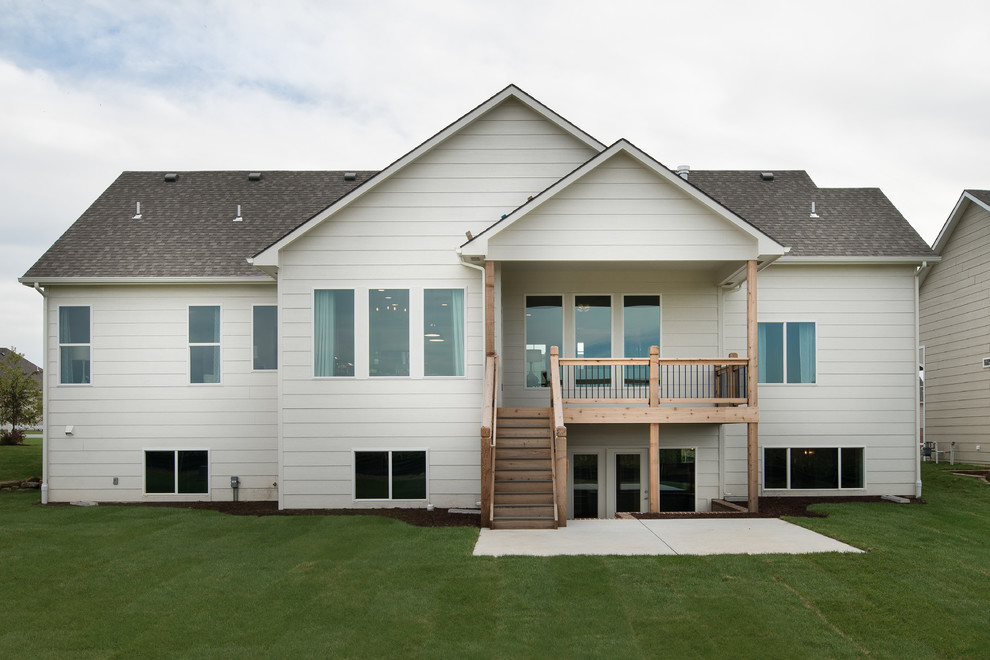 The Norfolk Wichita, KS Farmhouse Exterior Wichita by Nies Homes Houzz