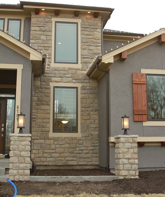 The Preserve at Shoal Creek Eclectic House Exterior Kansas City