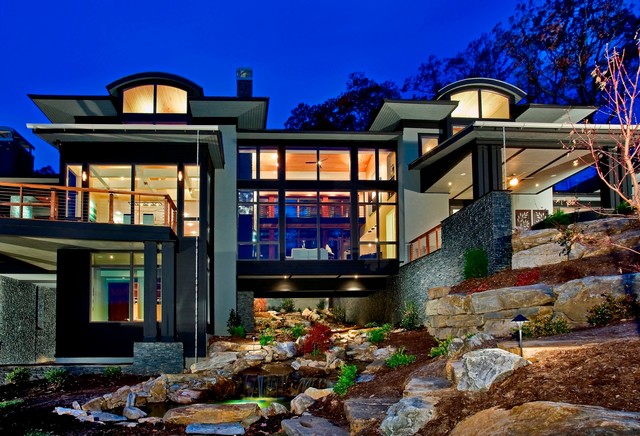 The Reserve at Lake Keowee A133 - Contemporary - Exterior - Other - by  Sexton Griffith Custom Builders | Houzz