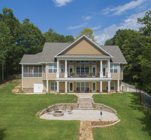 The Sandy Creek Plan 1329D Arts & Crafts House Exterior Other by Donald A. Gardner