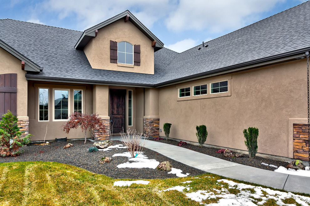 This is an example of a house exterior in Boise.