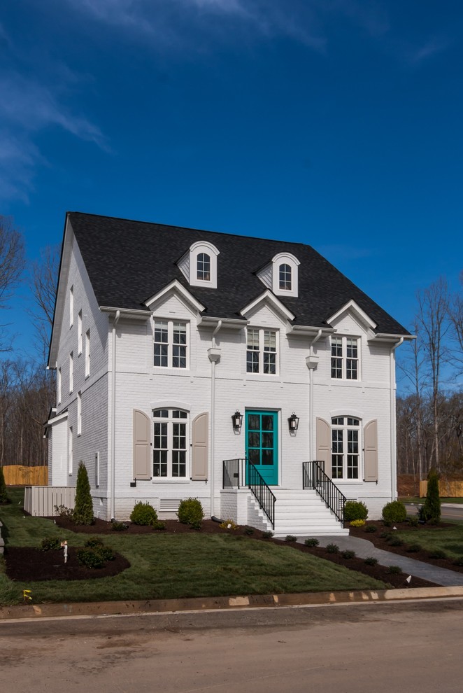 The Wexford Contemporary Exterior Richmond by Perkinson Homes, Inc. Houzz