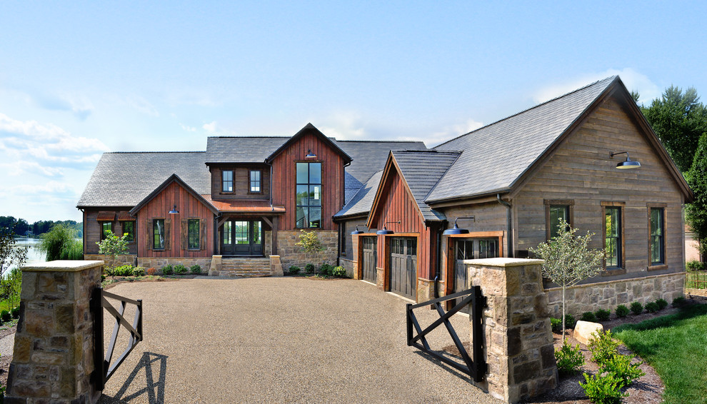 The Yukon Farmhouse Exterior by Schumacher Homes Houzz