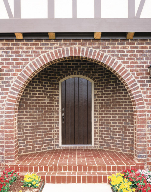 Therma Tru Arched Full Plank Door Fachada Tampa de US Door & More