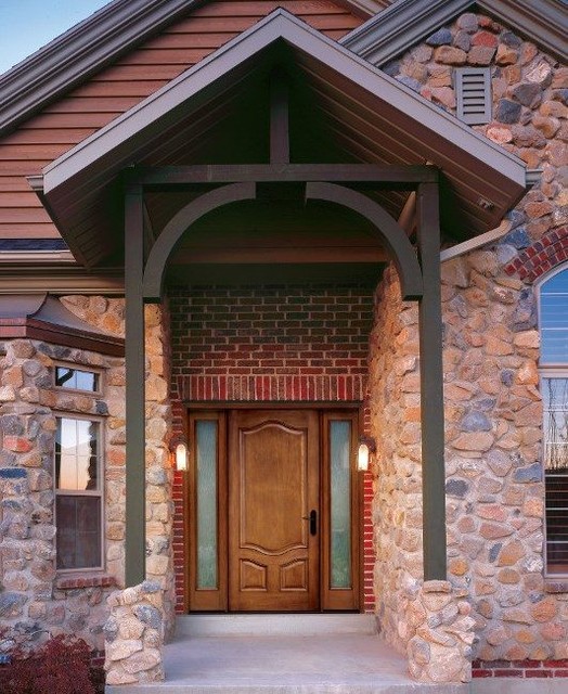 Therma Tru Exterior Doors Traditional House Exterior Salt Lake