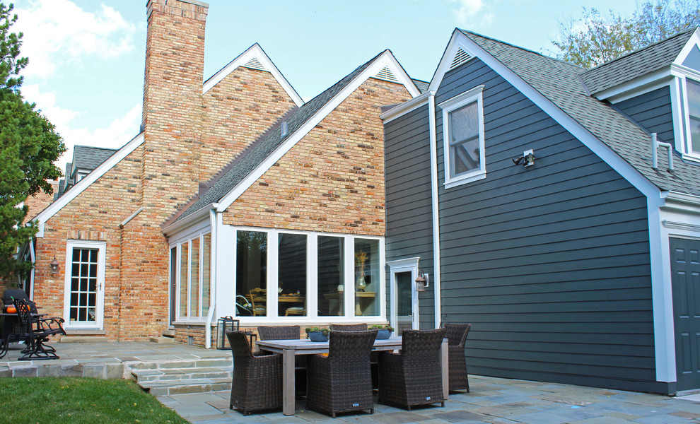 ThermaTru, James Hardie Iron Gray, Frankfort, IL Midcentury