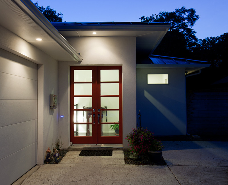 Thompson Residence Modern Exterior Dallas by Hoffmann Homes Houzz